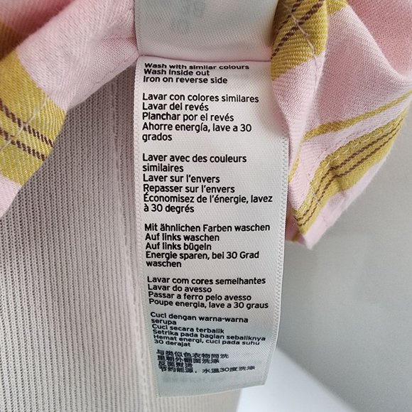 Topshop 165443 Womens Sleeveless Stripe Crop Tank Top Pink Yellow Size US 6 - Picture 13 of 15